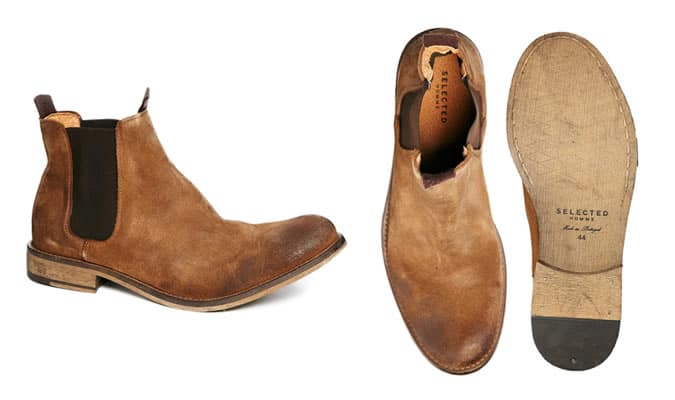 Selected Homme Melvin Suede Chelsea Boots