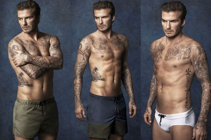 Beckham For H&M Bodywear: Swimwear SS14