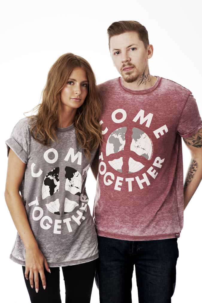 River Island x War Child Come Together Charity T-shirts