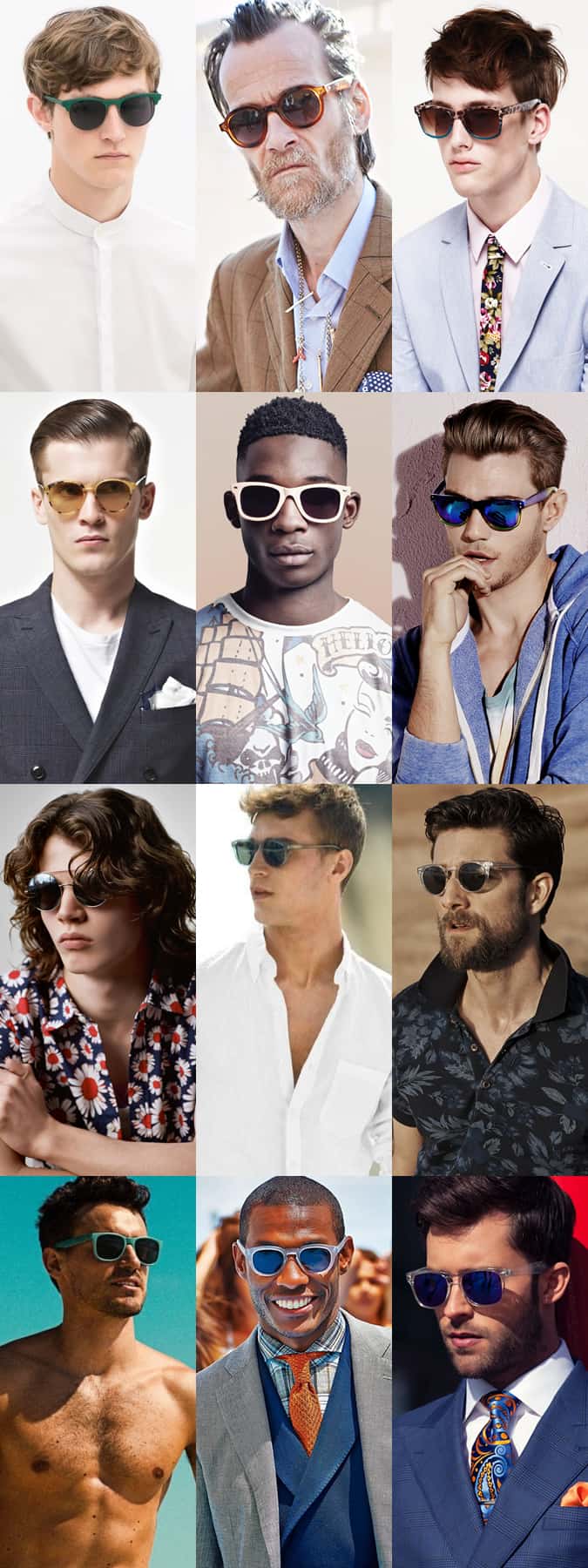 Men's Statement Sunglasses Lookbook