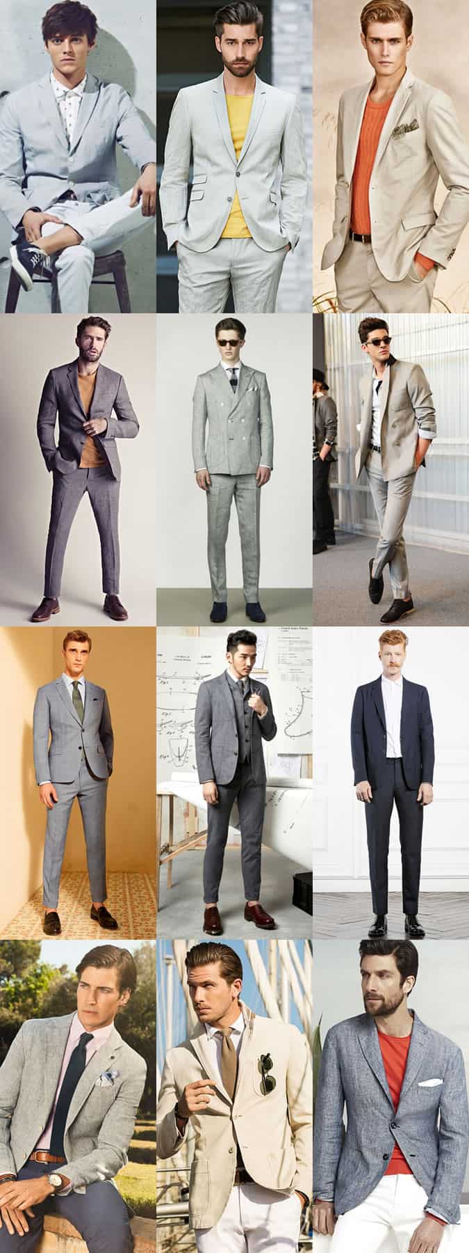 Unstructured Suits for Men - Outfit Inspiration Lookbook