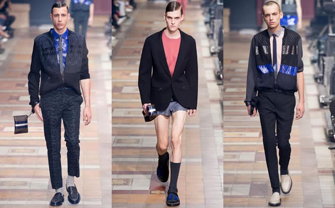 Lanvin Document Holders on SS14 Menswear Runways