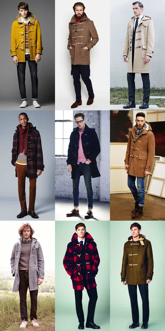 Men's Duffle Coats - Autumn/Winter Outfit Inspiration Lookbook