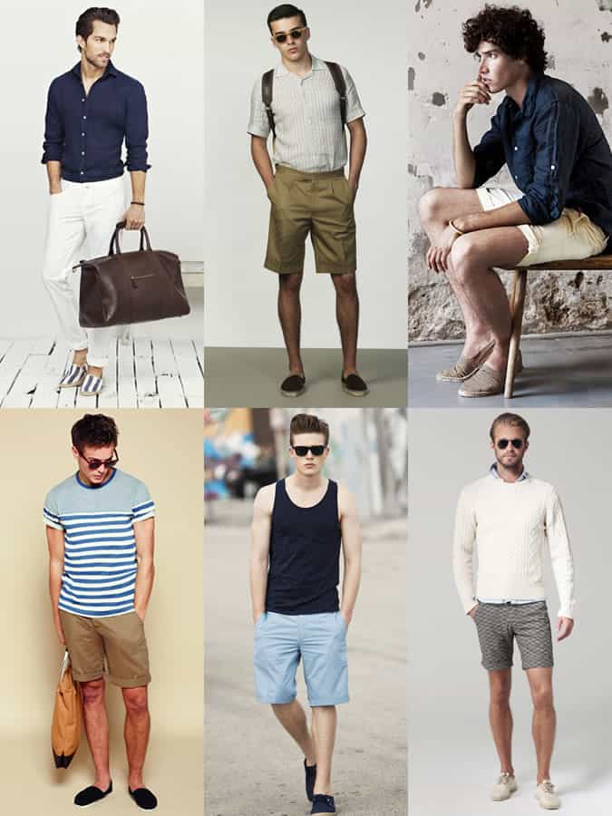 Men's Espadrilles Summer Holiday Outfit Inspiration Lookbook
