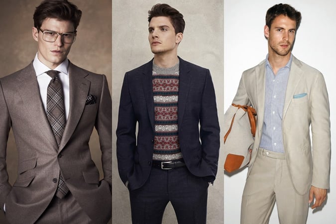 Men's Seasonal Suit Outfit Inspiration Lookbook