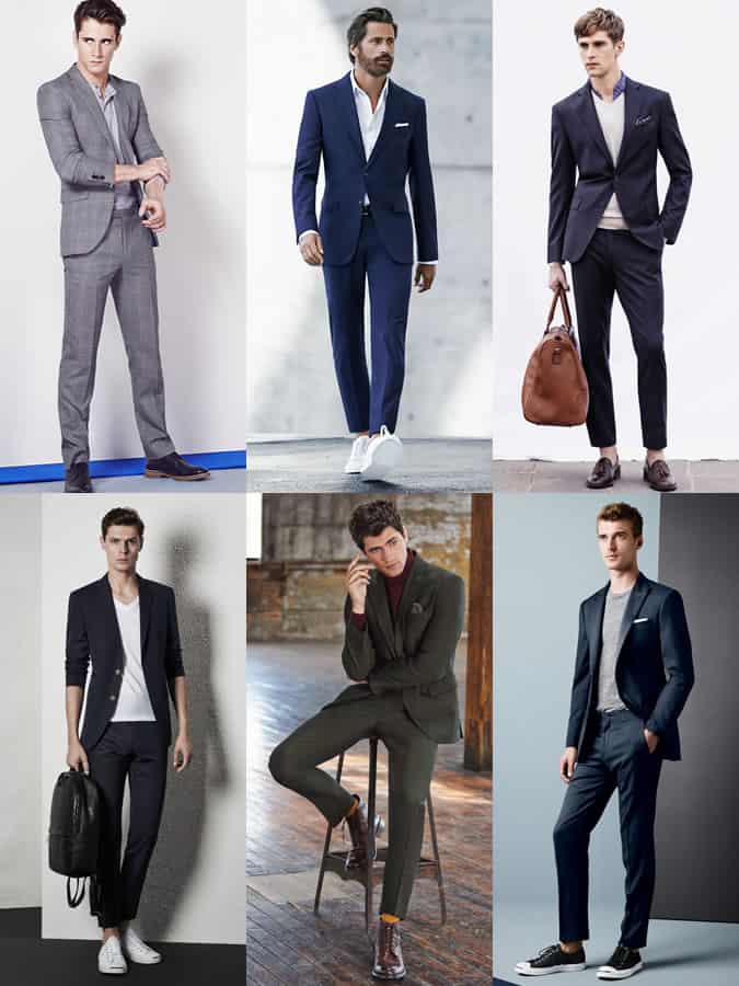 Men's Dressed Down Tailoring/Suiting - Outfit Inspiration Lookbook