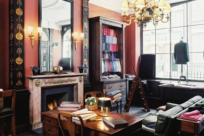 Inside Anderson & Sheppard, No. 32 Savile Row, London