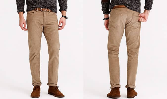 J CREW VINTAGE CORD IN 770 FIT