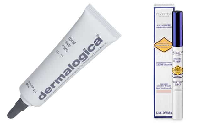 Dermalogica's Total Eye Care & L'Occitane Brightening Touch