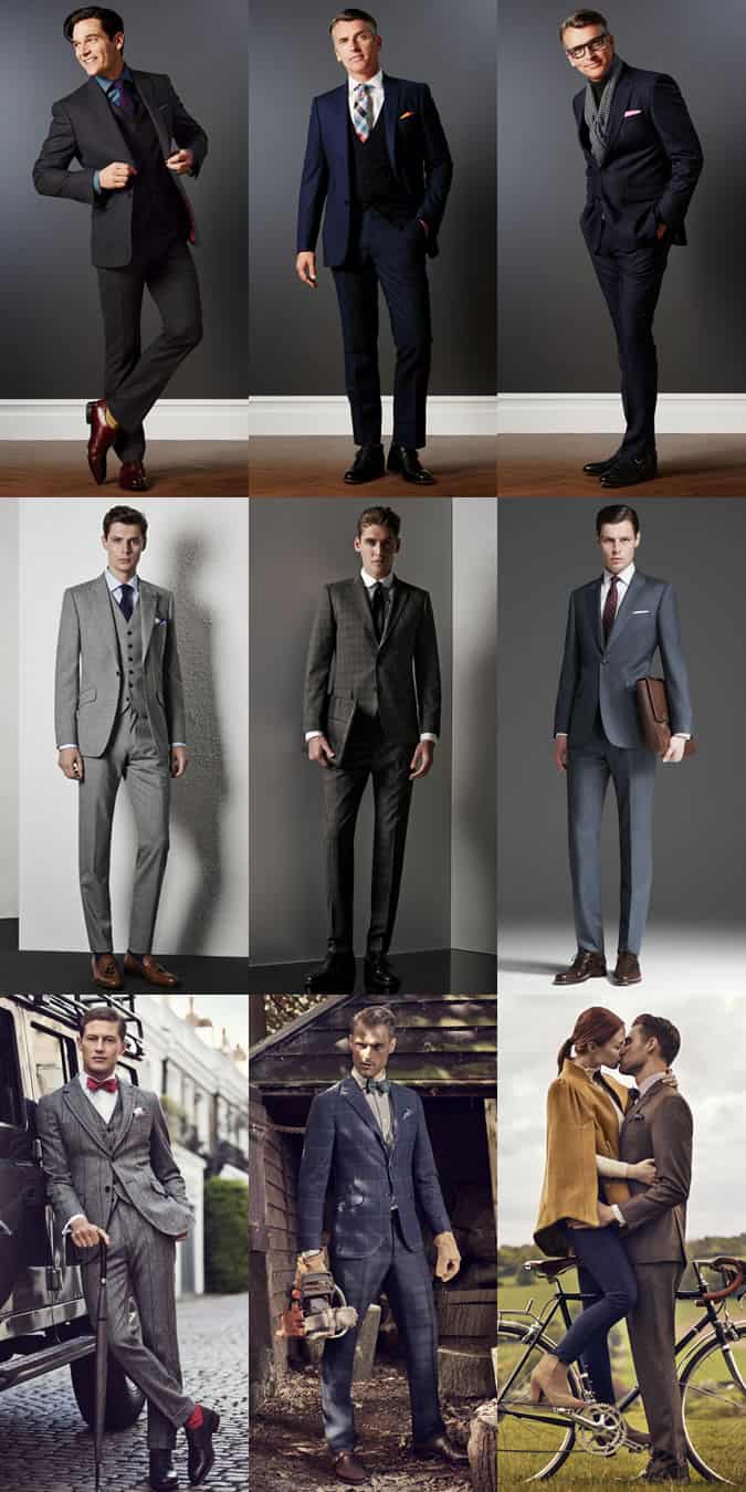 Men's Gentleman Outfitters Recommended Suit Brands - Charles Tyrwhitt, Reiss and Hackett