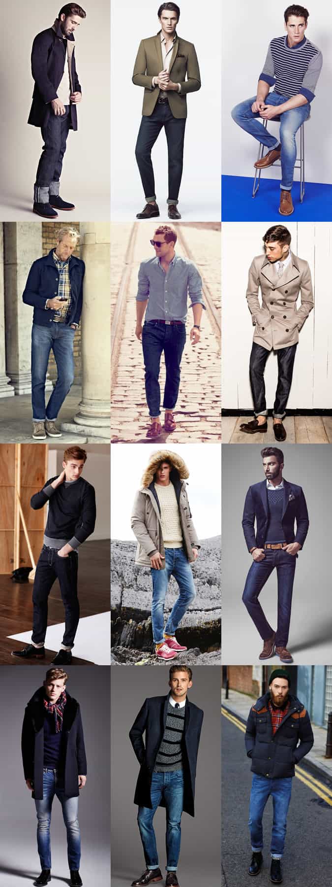 Men's Jeans Outfit Inspiration Lookbook