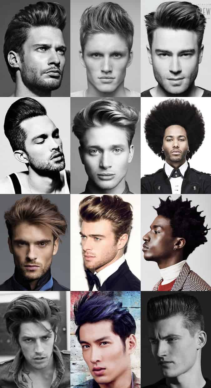 Men's Party Season Hairstyles - Big Hair, Maxed-Out Quiffs and Pompadours