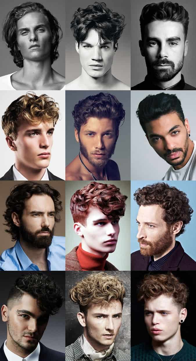Men's Curly/Wavy Party Season Hairstyles