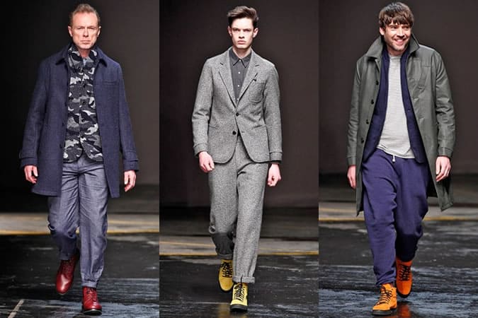 Oliver Spencer AW14 Men's Coloured Footwear - On The Runways
