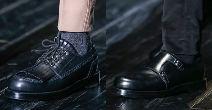 Men's Statement Shoes/Footwear On AW14 Runways At Gucci - Chunky Soles
