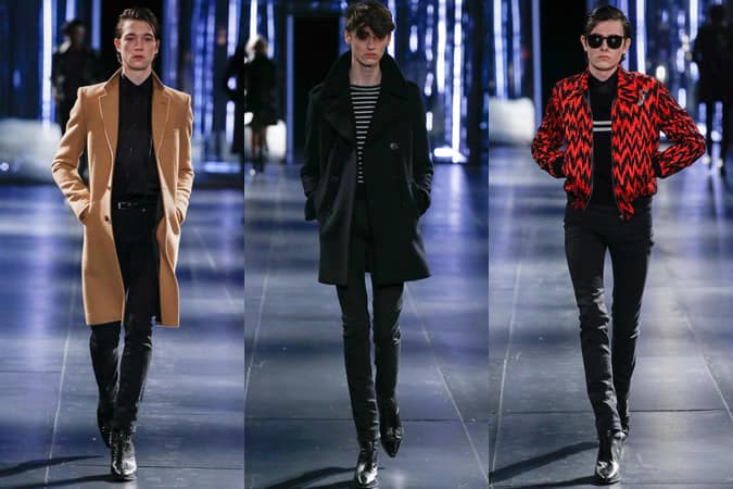 Saint Laurent AW15 Menswear Collection