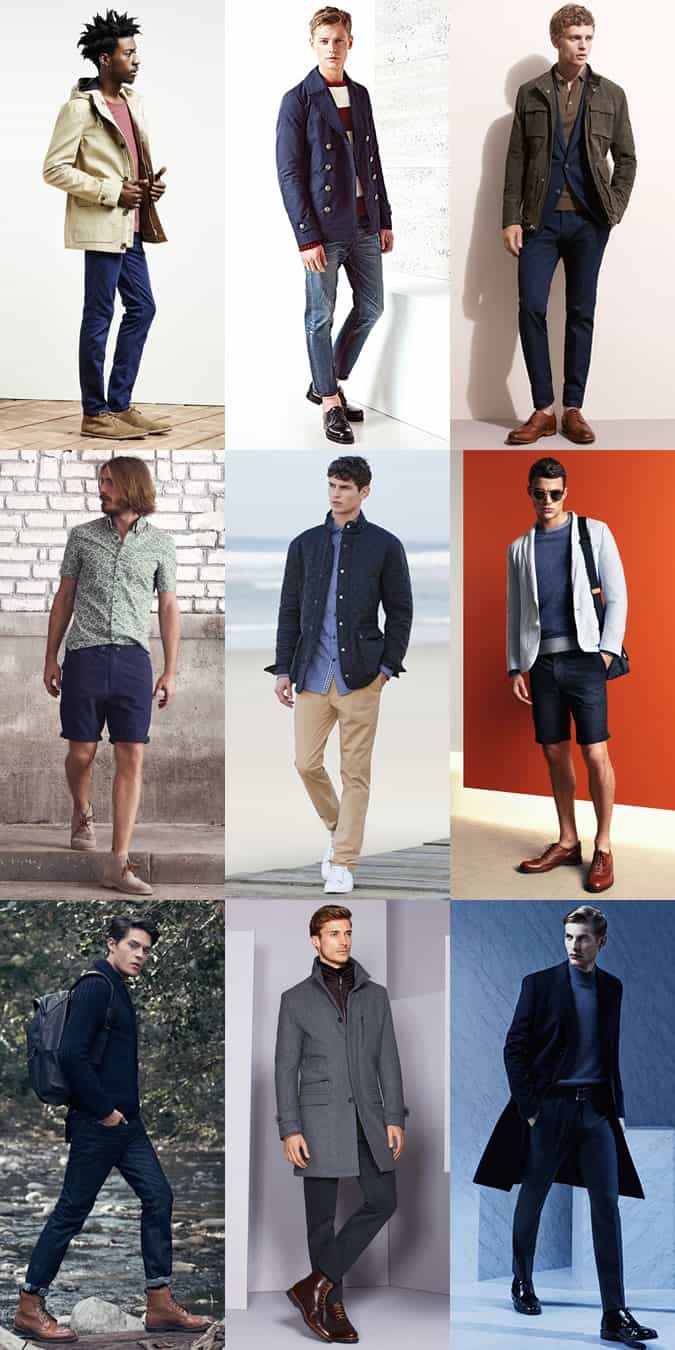 Classic Men's Shoes Outfit Inspiration Lookbook