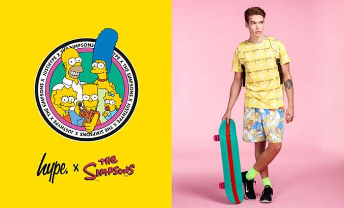 Hype x The Simpsons Clothing