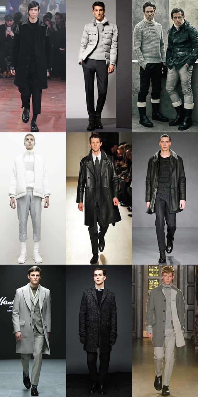 Men's Head To Toe Neutral Looks On The AW15 Runways at London Collections: Men