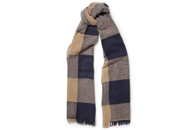 J.Crew Lofty Plaid Cashmere Scarf