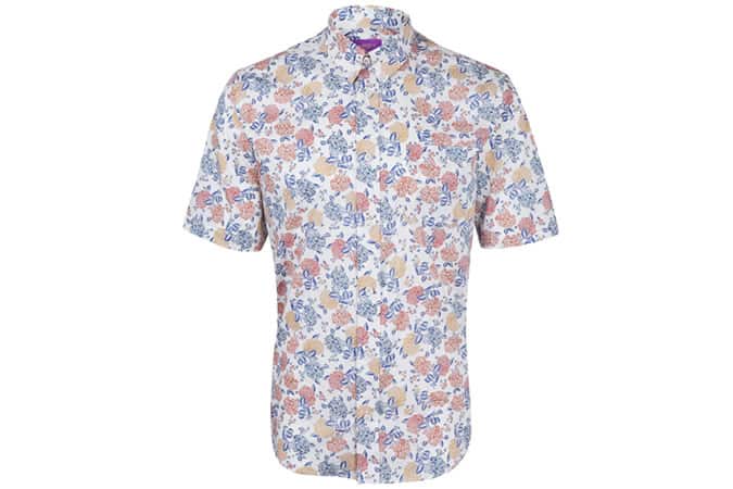Liberty London Print White Freya Cotton Shirt