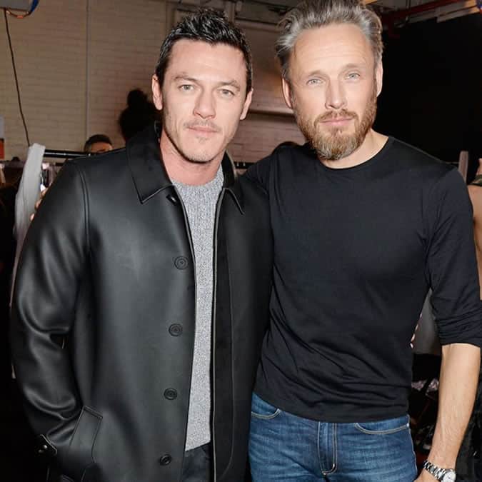 Luke Evans & Alasdhair Willis At The Hunter Original AW15 Show