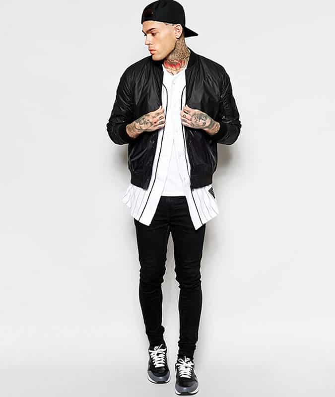 Majestic New York Yankees Longline Baseball Jersey