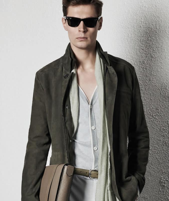 Reiss Pinstripe Scarf