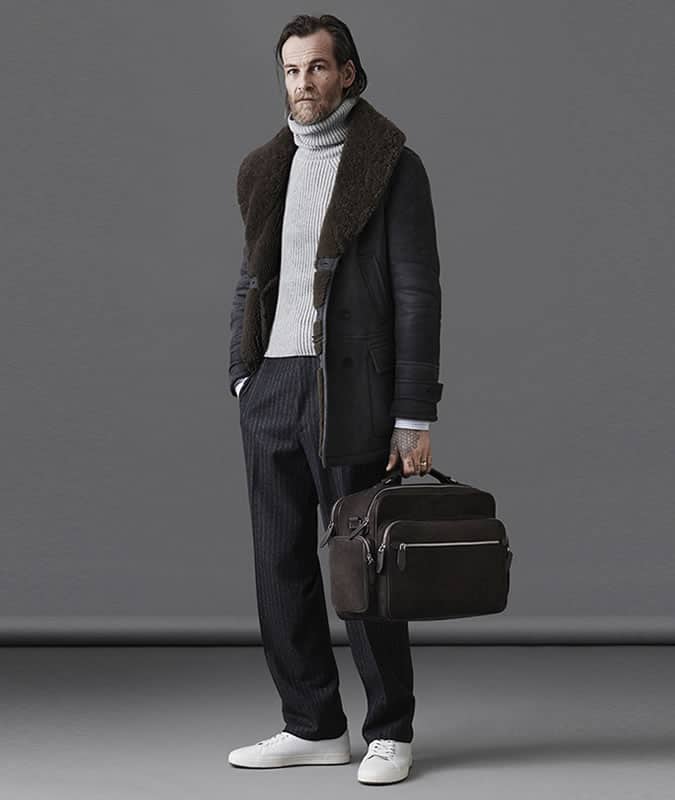 Bally AW14 Lookbook - Pinstripe Trousers