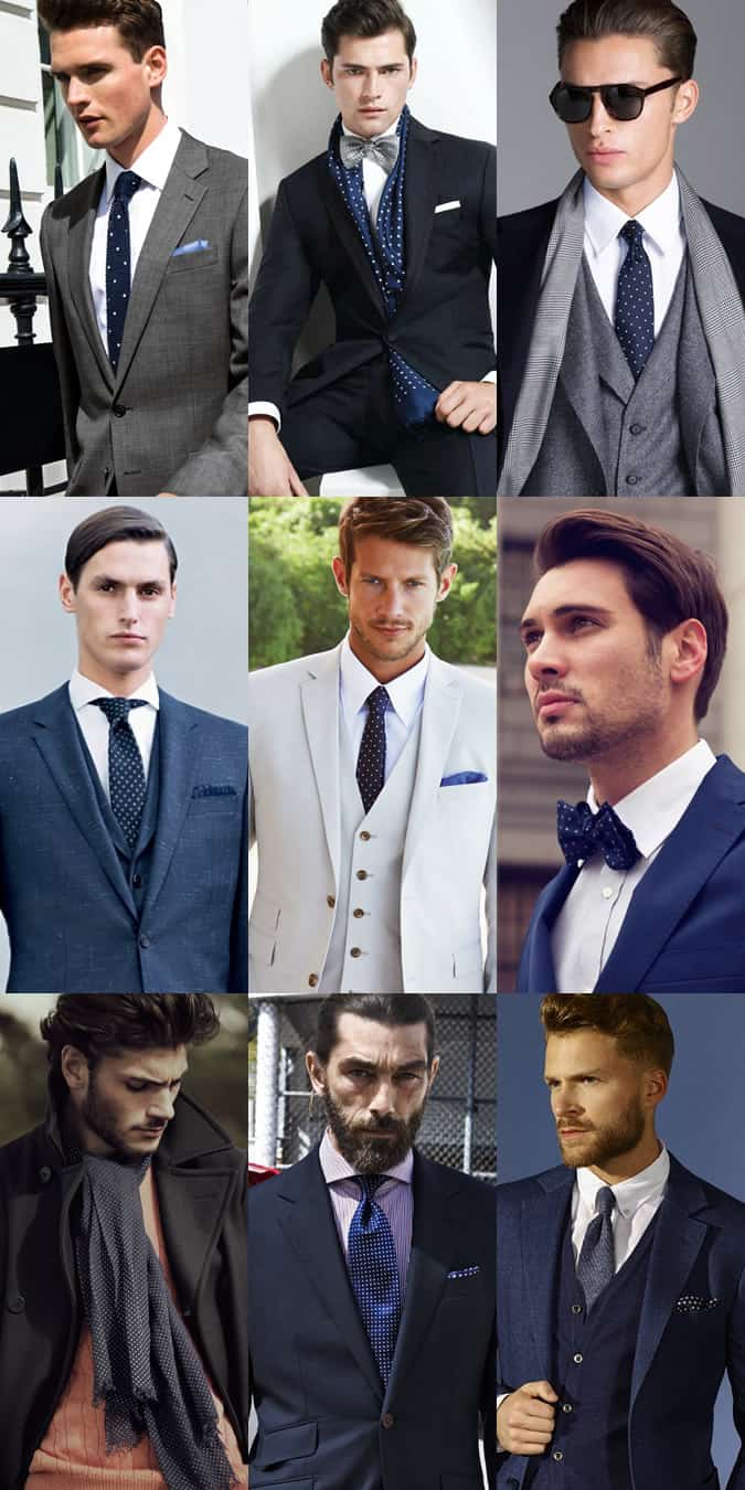 The Churchill Spot Lookbook - Men's Scarves, Bow Ties, Ties and Pocket Squares
