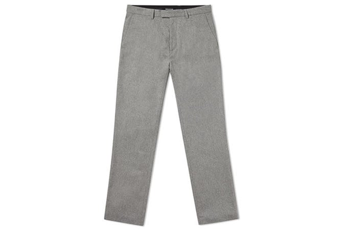 Pale Grey Wide Leg Trousers