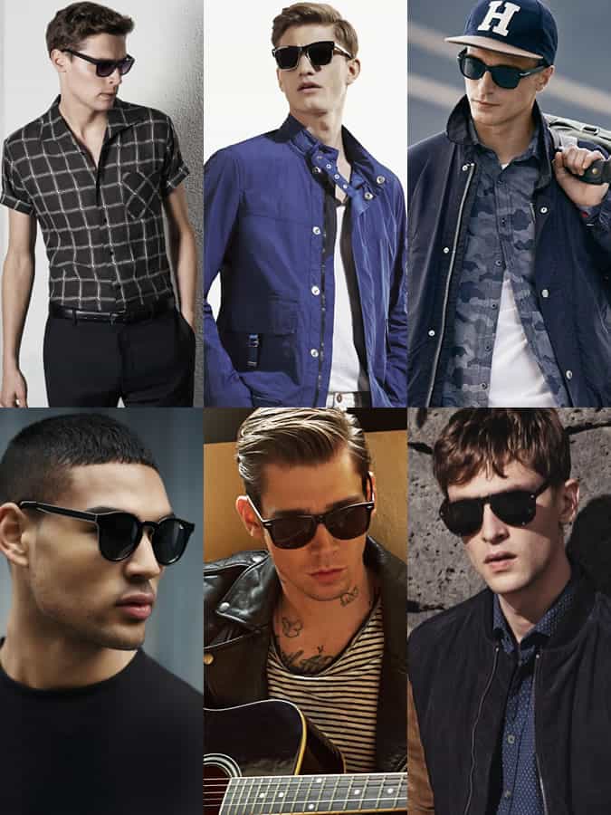 Men's All-Black Sunglasses Lookbook: Spring/Summer 2015