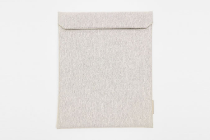 COTE ET CIEL FABRIC POUCH SILVER