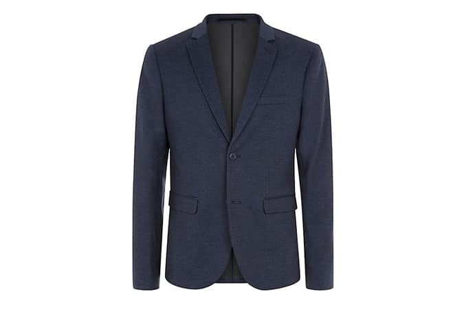 Navy Jersey Blazer
