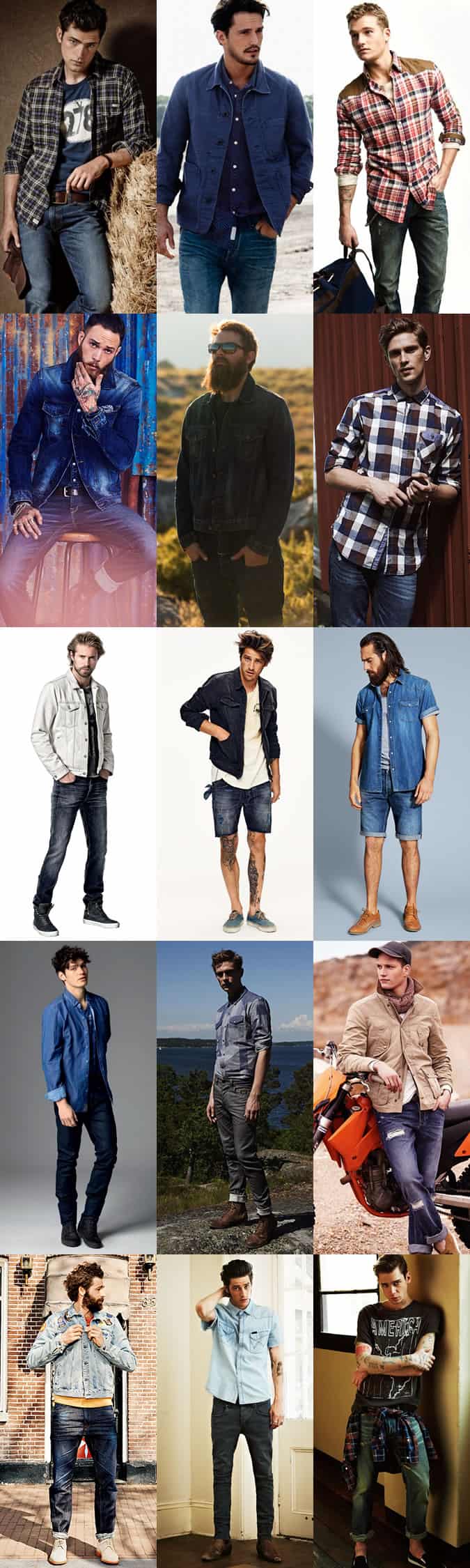 Men's Workerwear Outfit Inspiration Lookbook