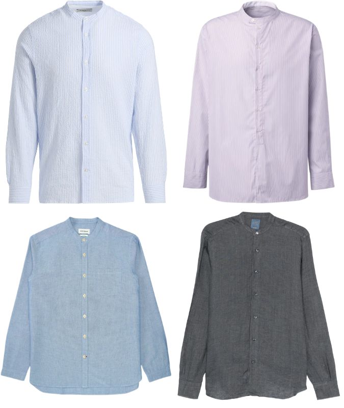 The best collarless shirts for men