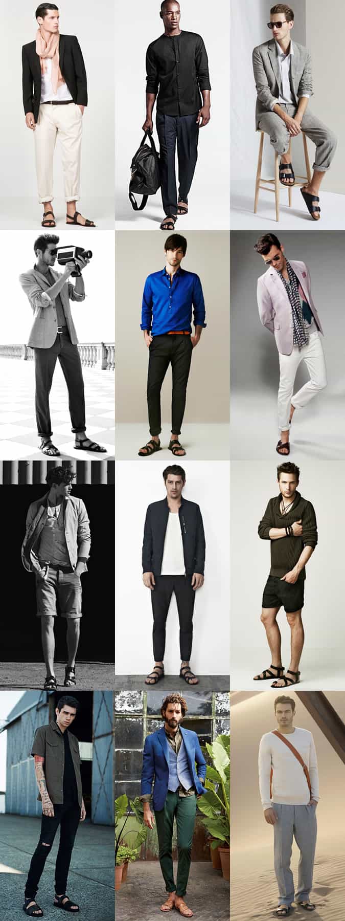 Men's Sandals - Bohemian Outfit Inspiration Lookbook