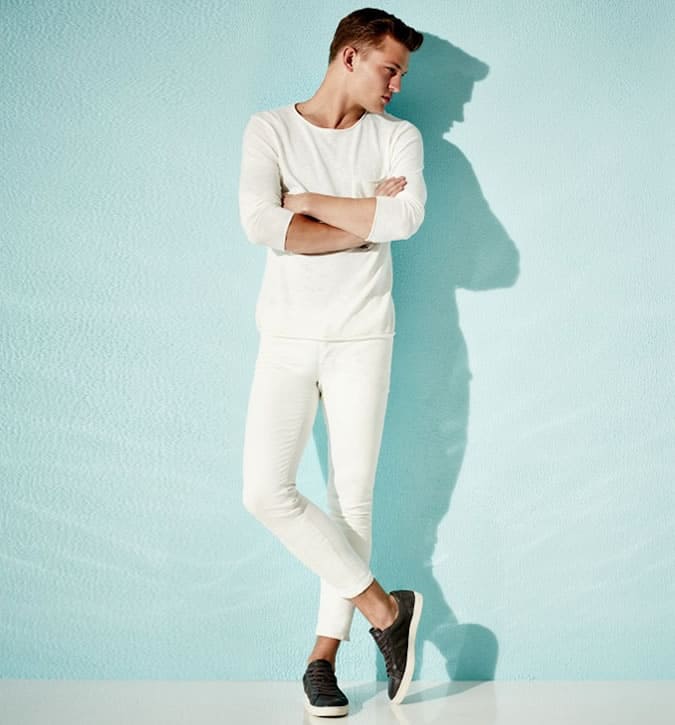 White Chinos