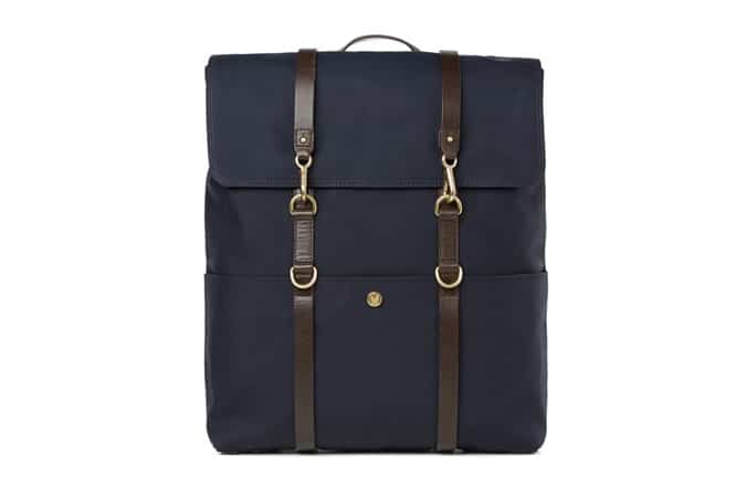 MISMO BACKPACK Dark Blue & Dark Brown
