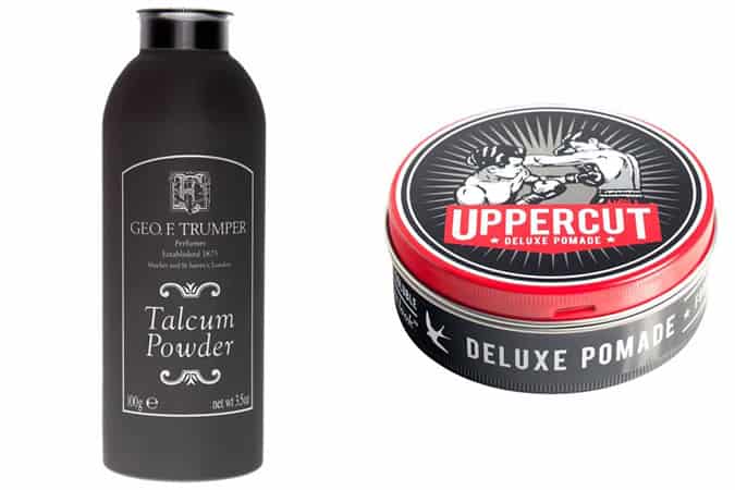 Men's Talcum Powder and Hair Pomade