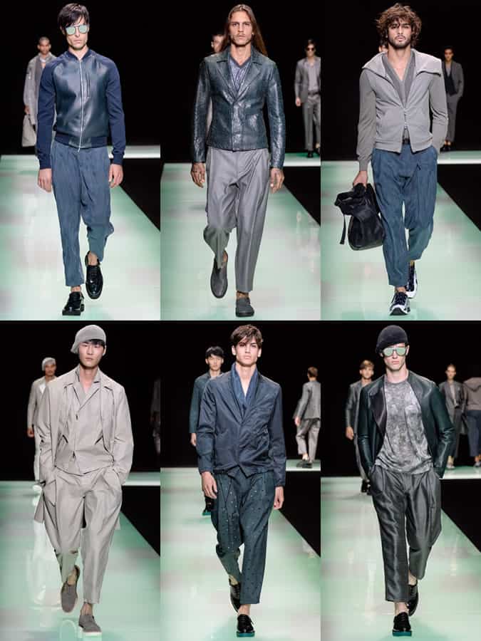 Emporio Armani Menswear SS16 Runways
