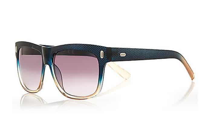 River Island Block Texture Wayfarer Sunglasses