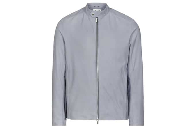 TYLER SUEDE PERFORATED JACKET AIRFORCE BLUE