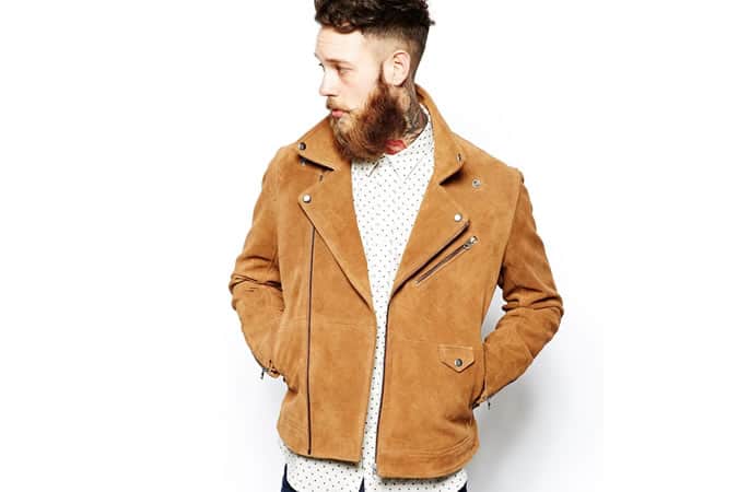 ASOS Suede Biker Jacket