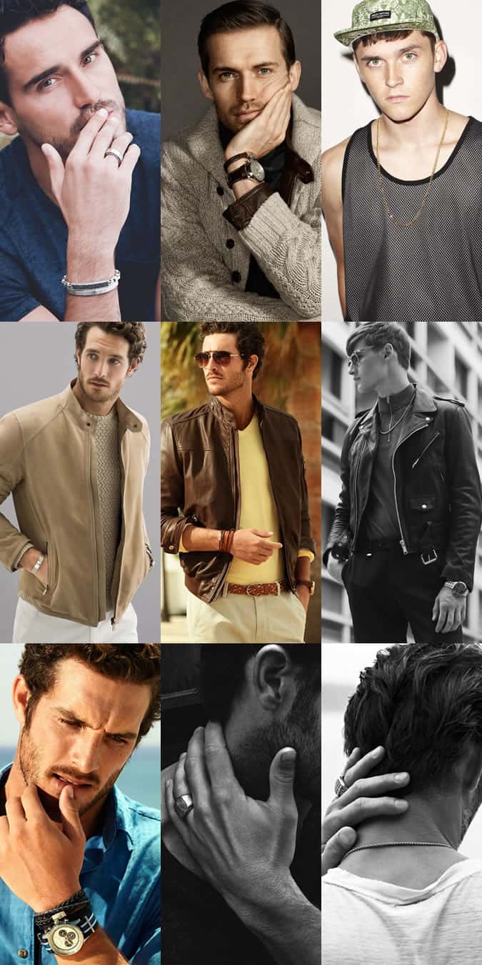 Men's Classic and understated jewellery lookbook
