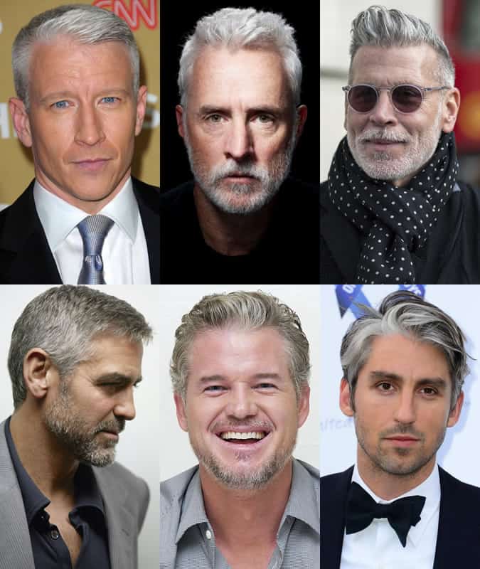 Men's Grey Hair Celebrities
