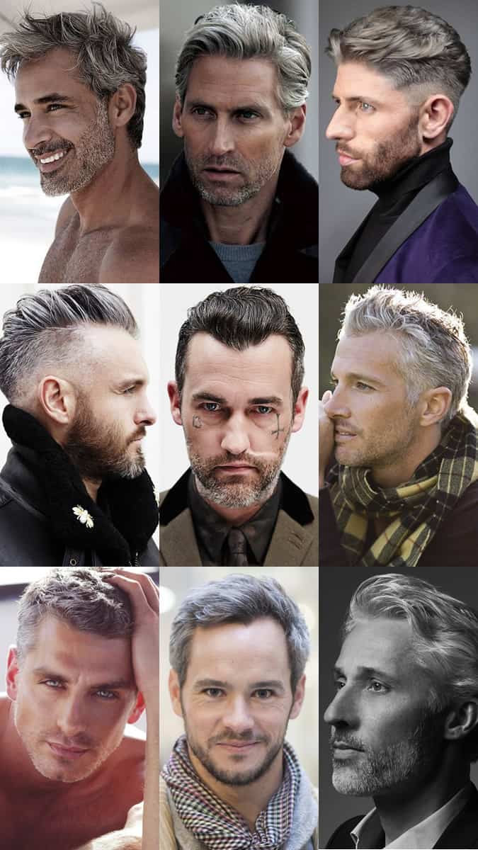 Men's Grey Hair Styles Lookbook