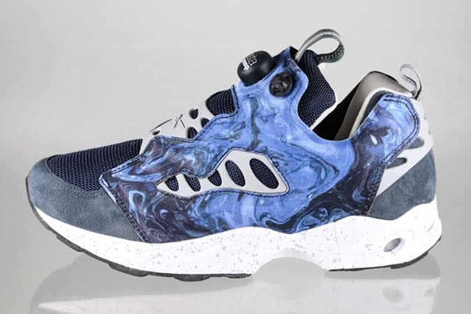 Garbstore x Reebok Insta Pump Fury Road in Blue Graphite