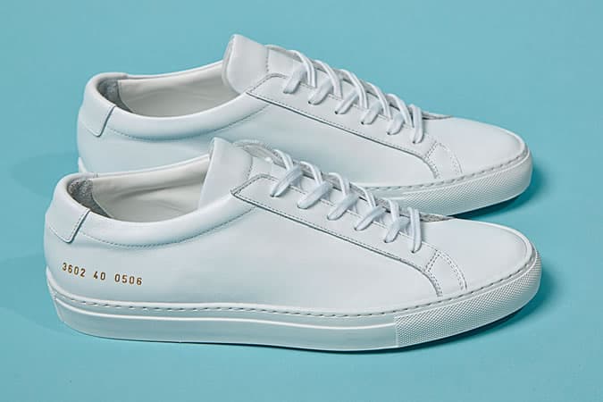 Common Projects Achilles Low White Trainers