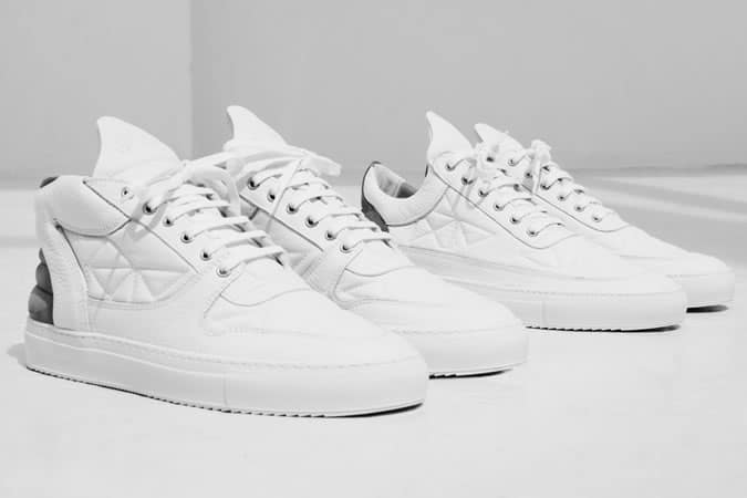 Filling Pieces White Trainers